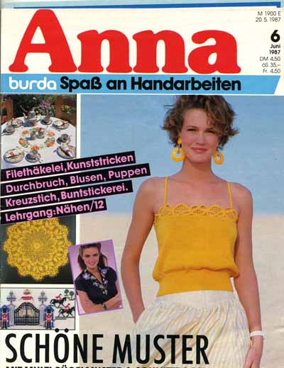 Anna 1987 Juni Kurs: Nähen/12